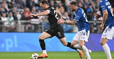 Ekstraklasa piłkarska - Lech dogonił lidera, wpadka mistrza